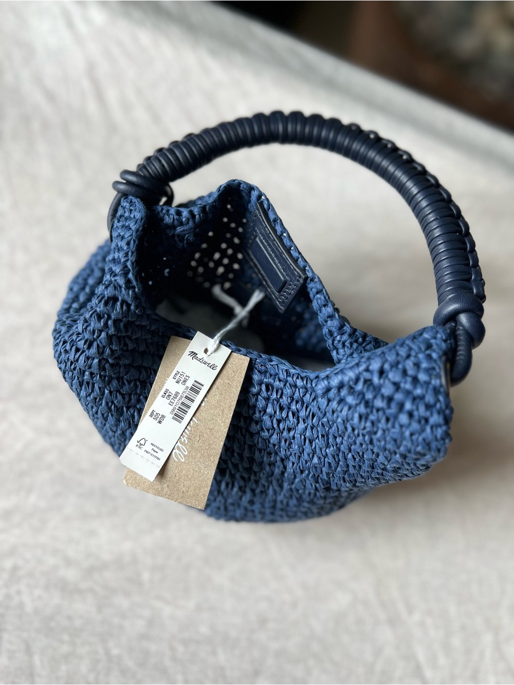 Madewell The Camren Mini Bag Indigo Blue NWT - Picture 5 of 5
